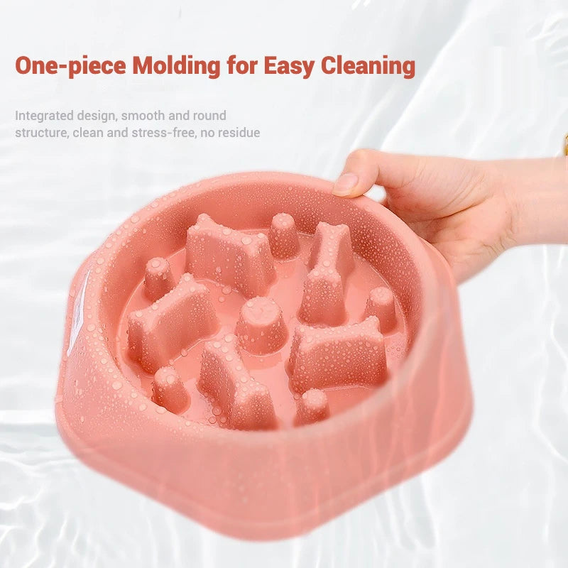 Dog Bowls Slow Feeder 1.5 Cups Slow Feeding Small Medium Breed Puppy Bowl for Fast Eater Dog Dishes to Slow Down Eating Maze