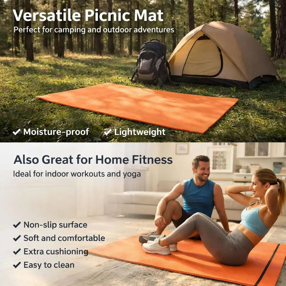 Yoga Mat EVA Folding Travel Fitness Exercise Mat For Yoga Pilates & Floor Workouts Gymnastics Mat Fitness Equipment