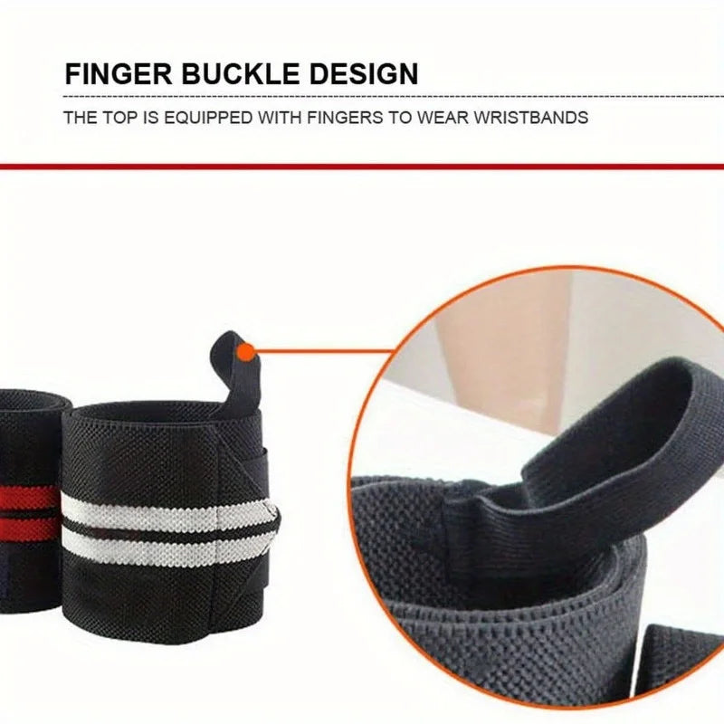 Weight Lifting Wrist Straps Non Slip Gym Workout Grip Support Straps Adjustable Fitness Pulling Wrist Wrap for Deadlift Training