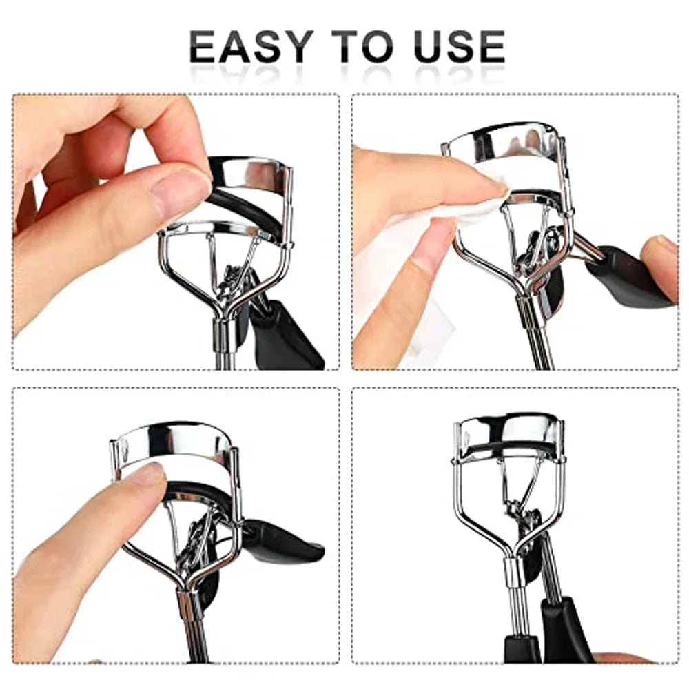 24/50 Pcs Eyelash Curler Refill Eyelash Curler Pad Silicone Rubber Curler Replacement Refill Pad for Universal Eyelash Curler