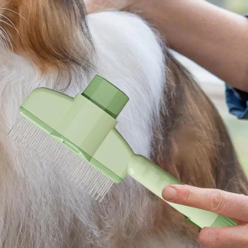 Multifunctional Dog And Cat Slicker Comb Self-Cleaning Hair Removal Brush For Pets Shedding, Grooming Brush To Remove Knots