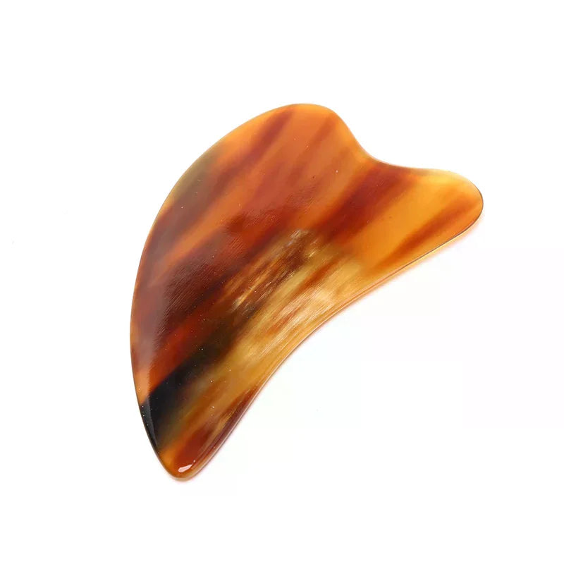 Natural Ox Horn Gua Sha Board Gouache Scraper Face Massager Facial Lift Scraping