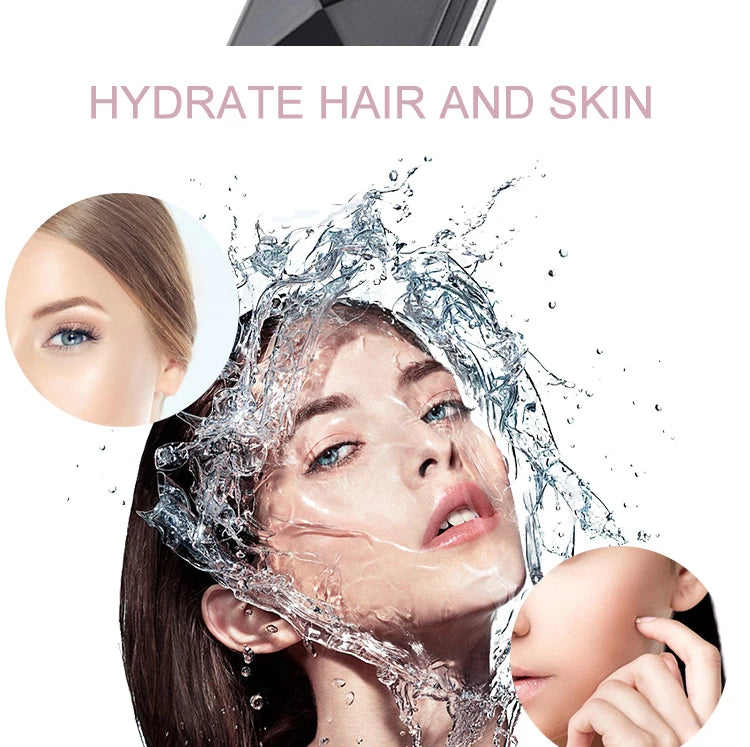SuoYan Nano Hydrating Mist Device Light Purple High-Frequency Facial Atomizer For Skin Care Steamer Beauty Instrument Cold Spray