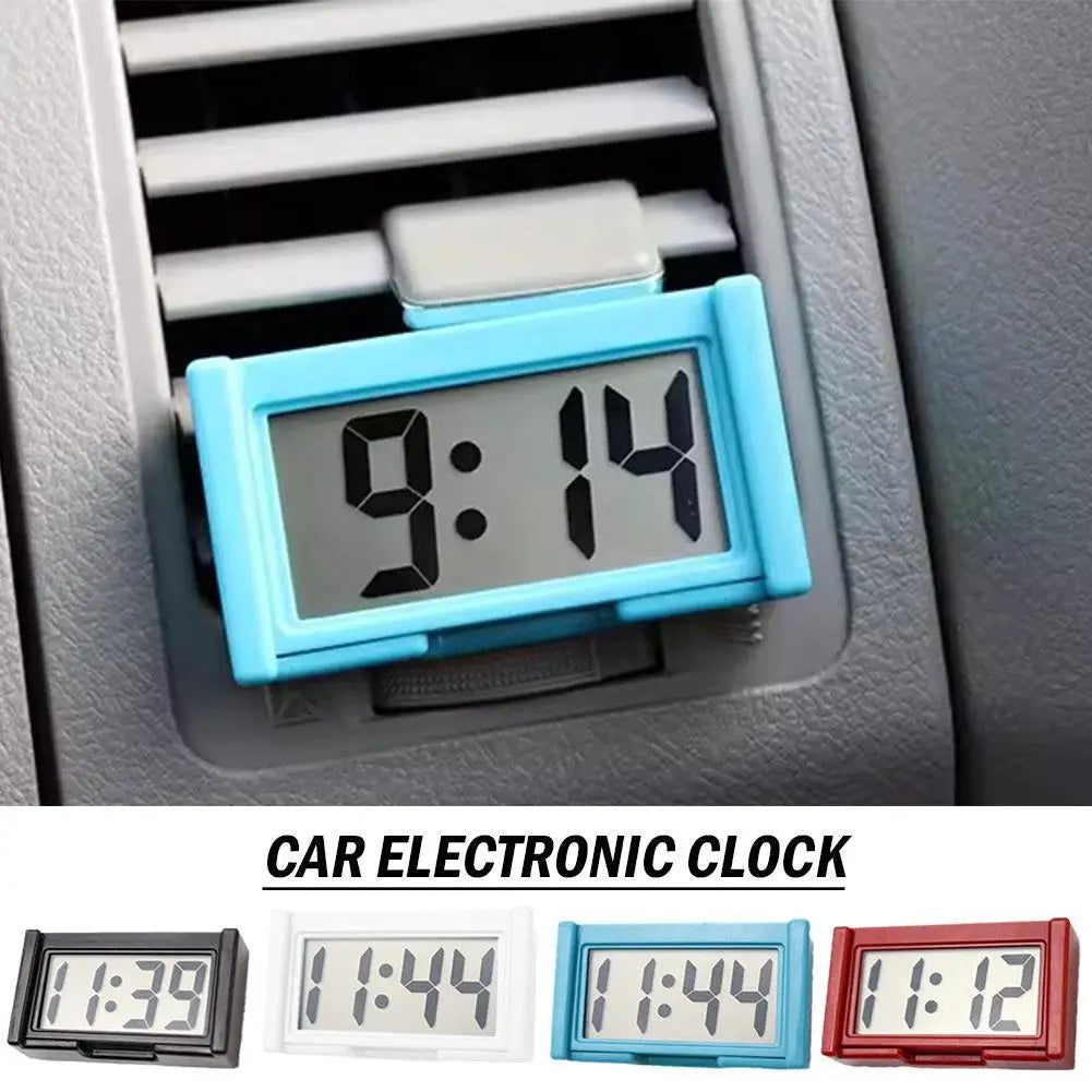 Car Electronic Digital Clock Lightweight Portable High-precision Time Displaying Device Auto Practical Accessory Digital Clock