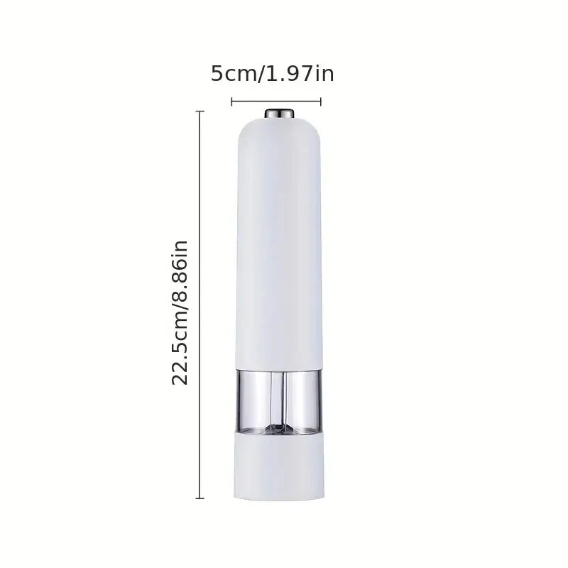 Electric Salt and Pepper Grinder Set - Automatic Spice Grinder, Adjustable Coarseness - Perfect for Cooking and Grilling!