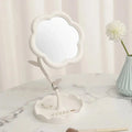 Student Dormitory Desktop Makeup Mirror Special-shaped Dresser Makeup Mirror Girls Flower Mirror Makeup Mirror Desktop Mirror