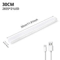 Motion Sensor LED Lamp Night Lights Wireless USB Rechargeable Magnetic For Kitchen Wardrobe Room Closet Aisle Tube Detector Bulb