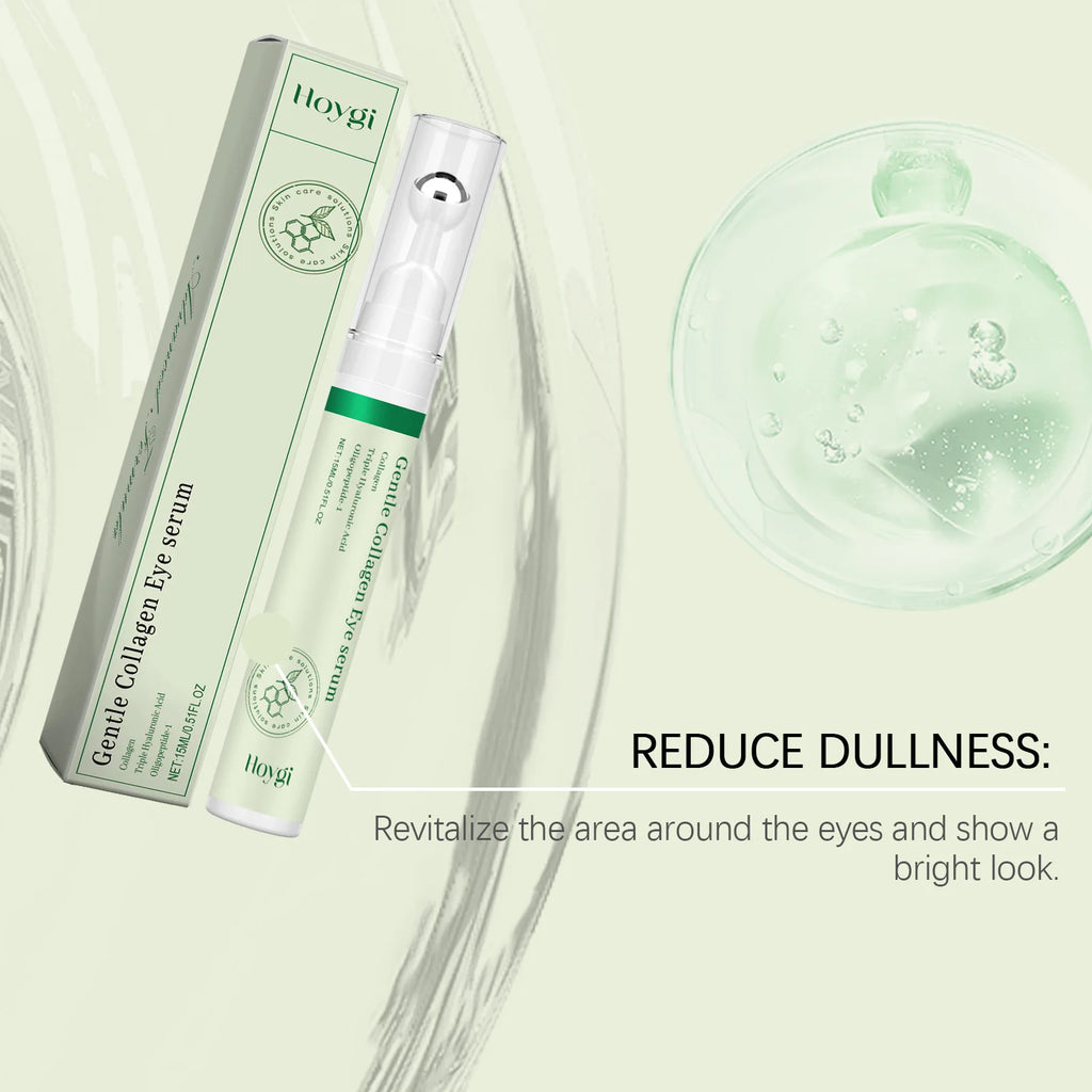 Collagen Eye Serum Cream Anti Dark Circles Eye Bags Eyes Puffy Repair Brightening Tighten Lifting Moisturizing Eye Roller Serum