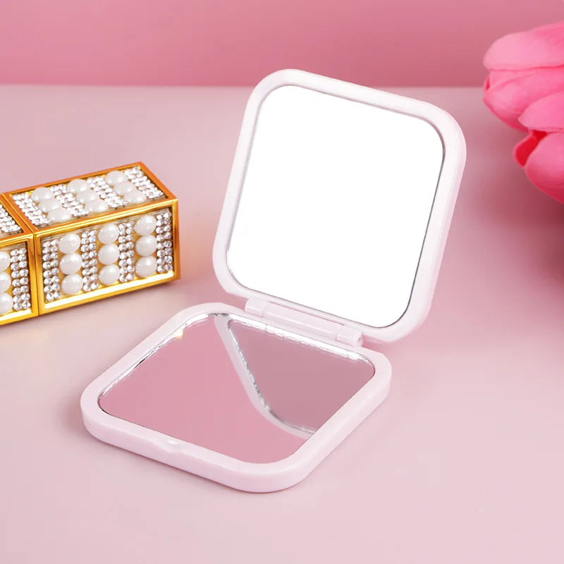 Round Mini Makeup Mirror Dustproof Small Makeup Mirror Gift For Birthday