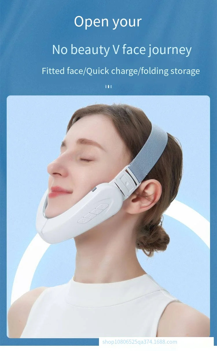 Ems Micro-Current Face Slimming Instrument Tighten Double Chin Face Slimming Facial Beauty Instrument