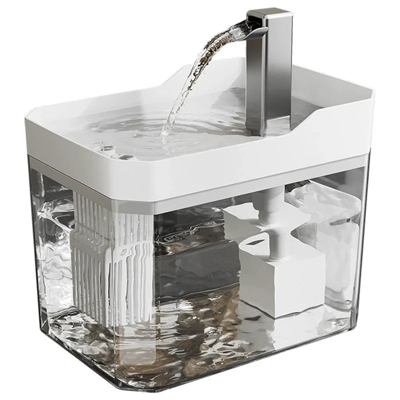 Cat Water Fountain Automatic Pet Water Dispenser for Cats with Filters Fresh Circulating Flowing Water Design Pet Supplies