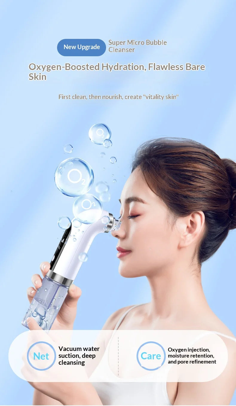 Black Pore Vacuum Cleaner Electric Micro Bubble Cleanser USB Charging Beauty Instrument Skin Care Tool