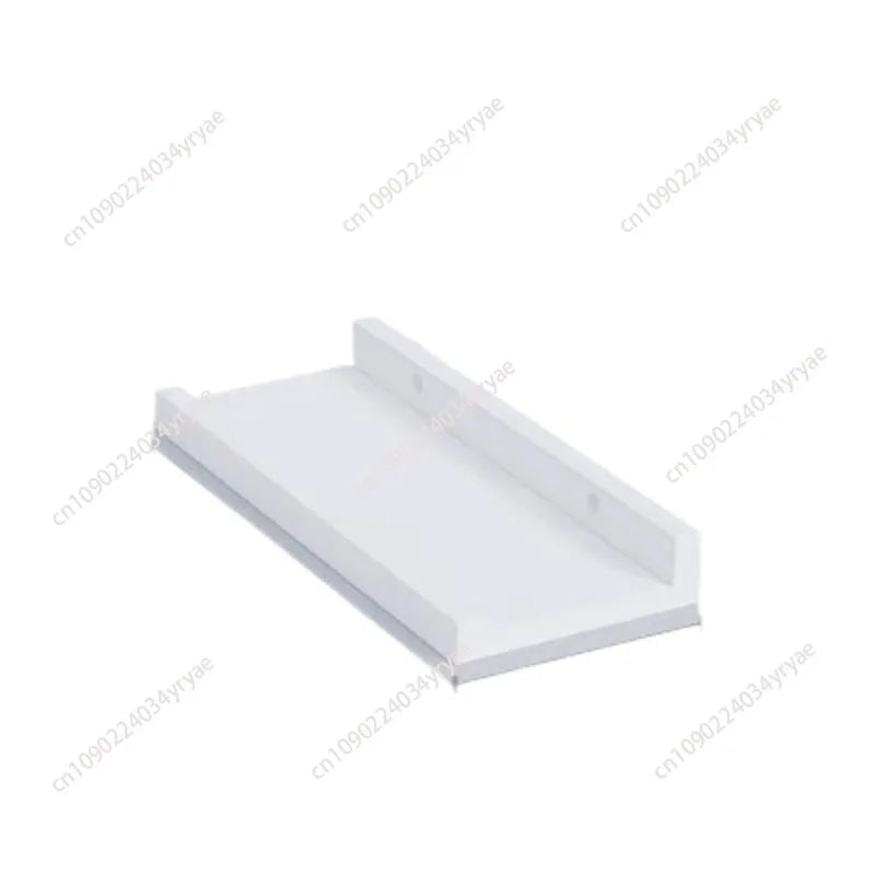 Floating Shelves Wall Mounted, White Solid Wood Drill Hanging Shelf, Storage Rack for Living Room, Bedroom, Study, Entrance