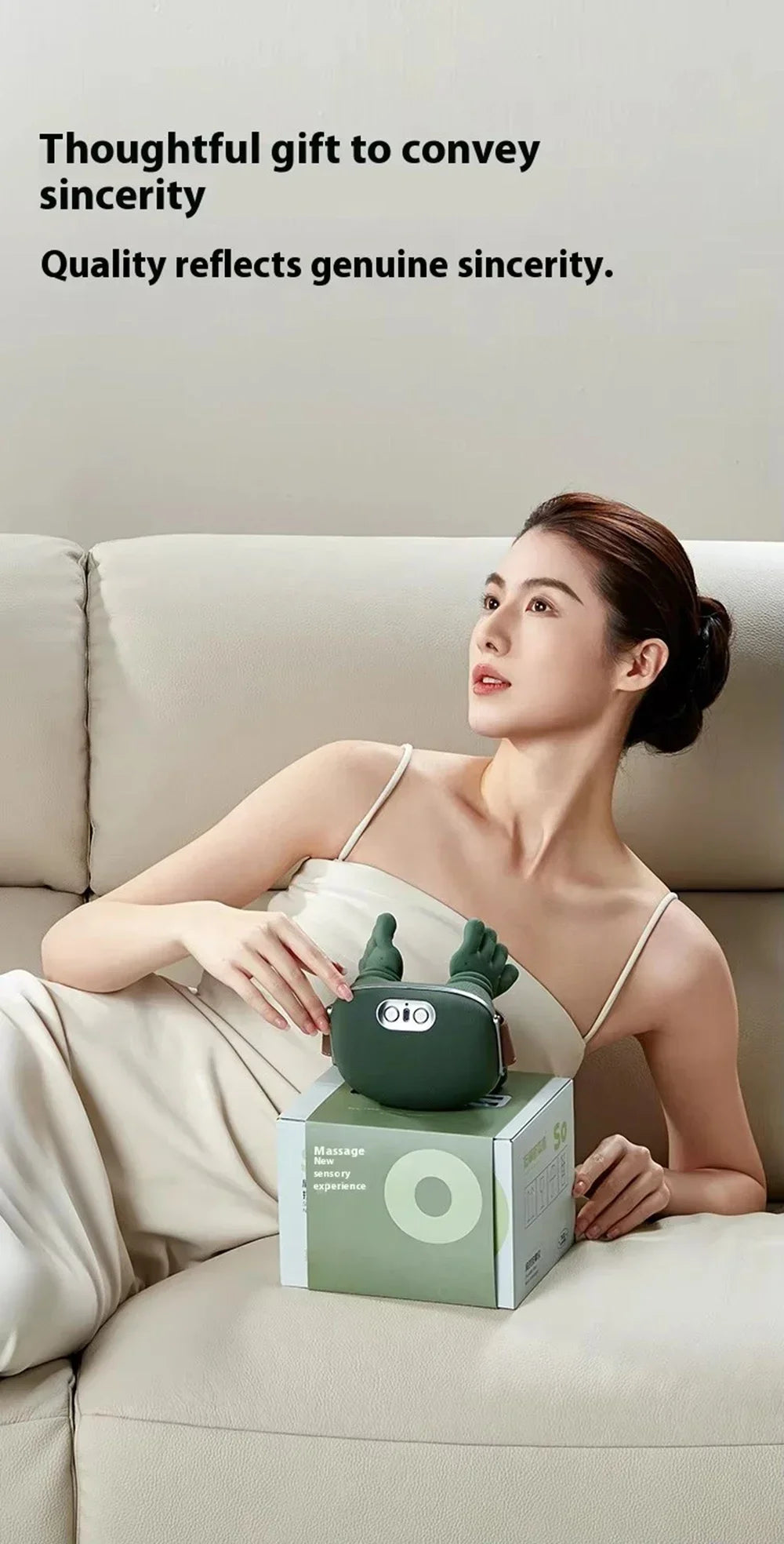 New Shoulder and Neck Massager, Fully Automatic Charging Finger Press Hand Massager (Without Heating)