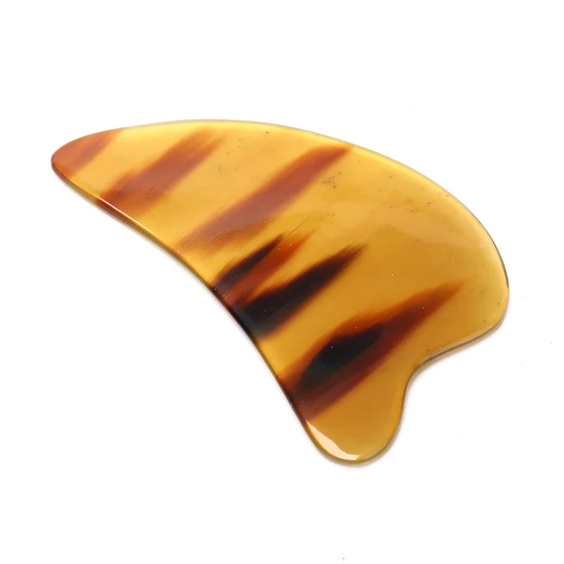 Natural Ox Horn Gua Sha Board Gouache Scraper Face Massager Facial Lift Scraping