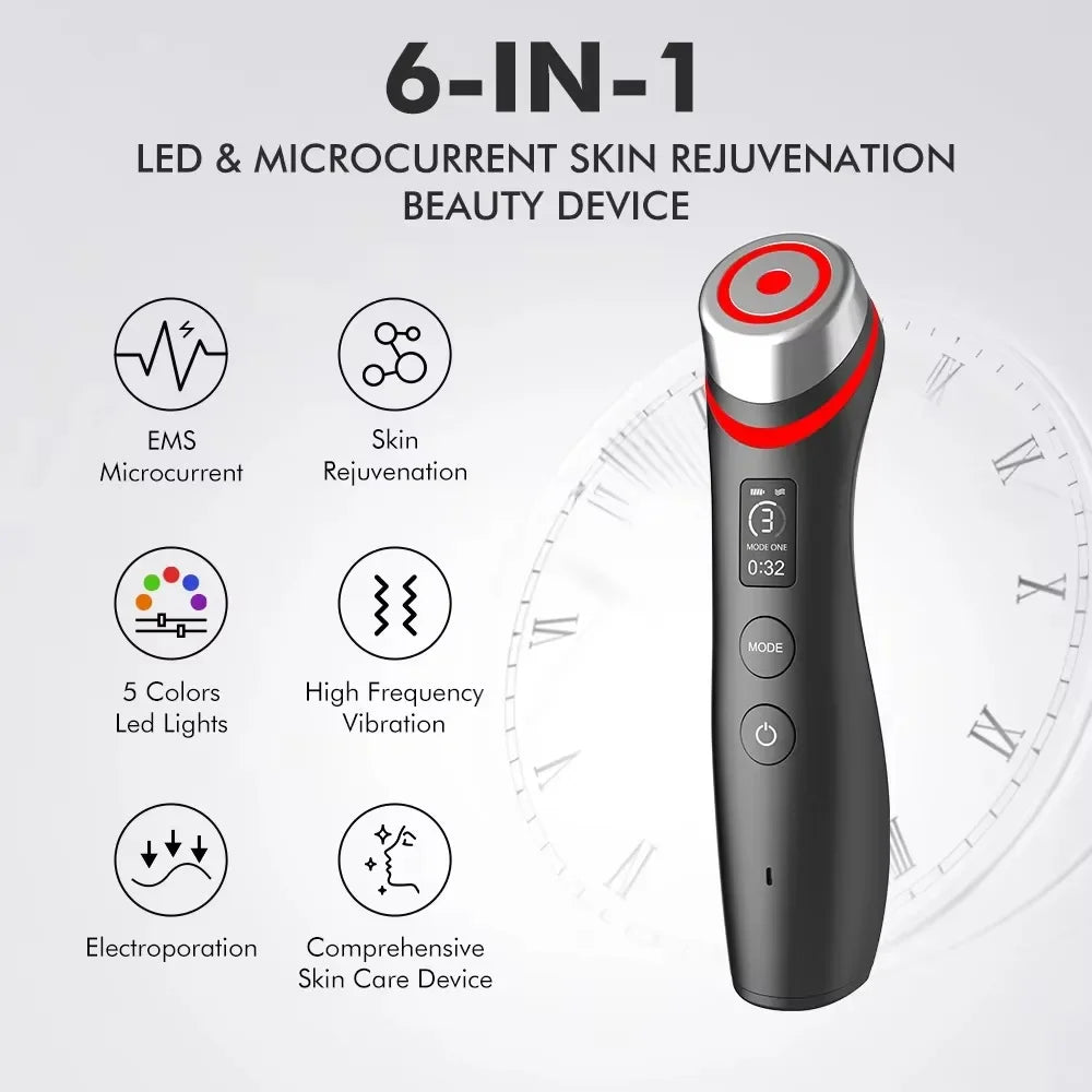 2025 Age Booster Pro Home Skincare Anti-aging Beauty Device Portable Light Therapy Essentials Acne Treatment Device
