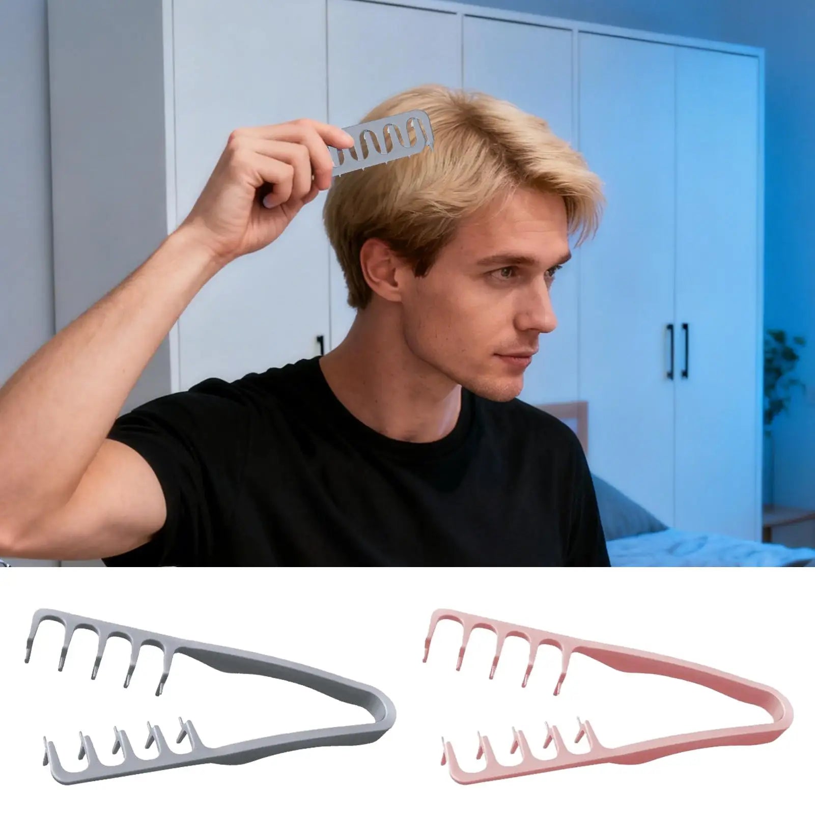 Hair Combs For women men Styling Detangling Roots Volume Tool Volumizing Wide-Tooth Hair Styling Comb for curly hair, bangs