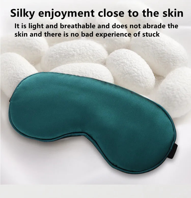 USB Heated Eye Mask Silk Sleeping Mask for Eyes Heating Eye Cover Travel Eyeshade Blindfold Warming Eye Masks