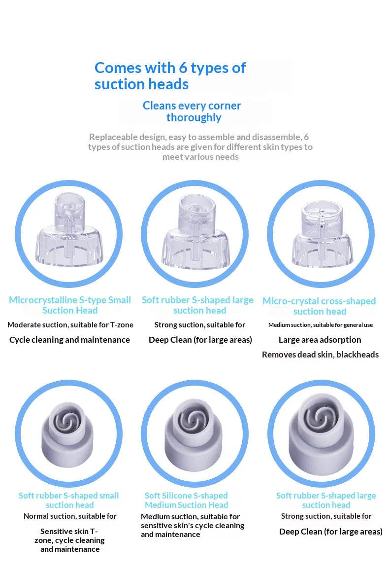 Black Pore Vacuum Cleaner Electric Micro Bubble Cleanser USB Charging Beauty Instrument Skin Care Tool