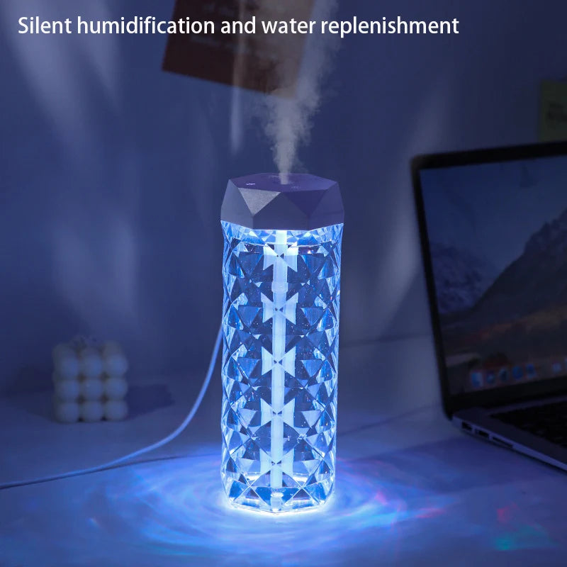 400ML Air Humidifier USB Aroma Diffuser Essential Oil Purifier Fragrance Mist Maker RGB Light Humidificador For Car Home Bedroom