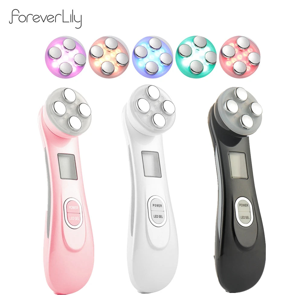 EMS Electroporation LED Photon Beauty Device Skin Lifting Tighten Anti-Wrinkle Skin Care Face Massager