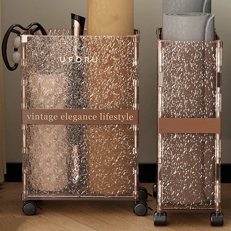 Multifunction Storage Baskets Bedroom Bathroom Organizer Baskets Indoor Large Capacity Toys Clothes Storage Basket with Wheels