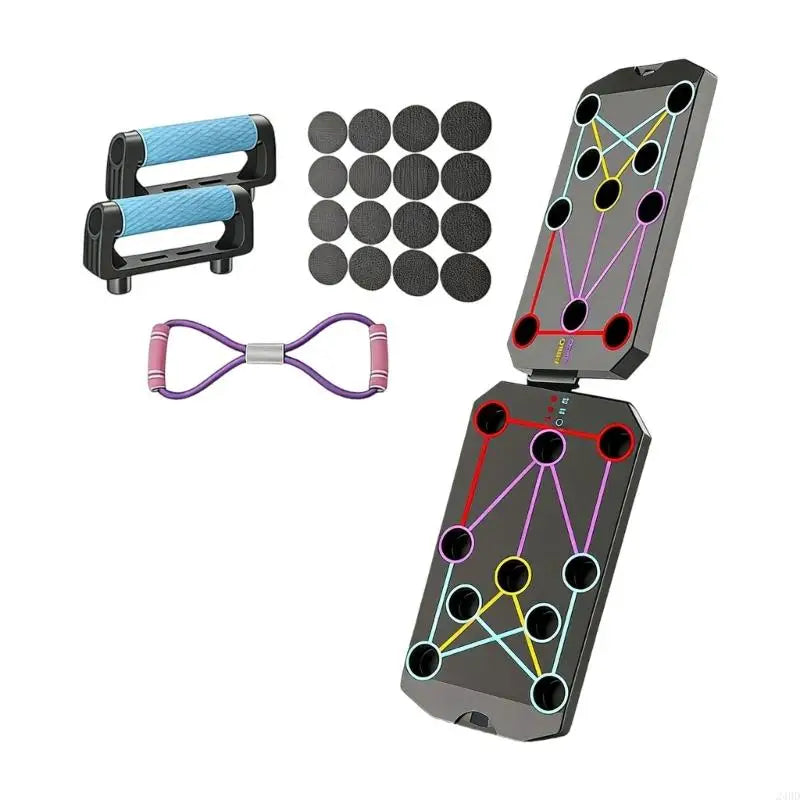 Foldable Push Up Boards Portable Strength Training Rack Professional Push Up Strength Training Equipment Enduring 24BD