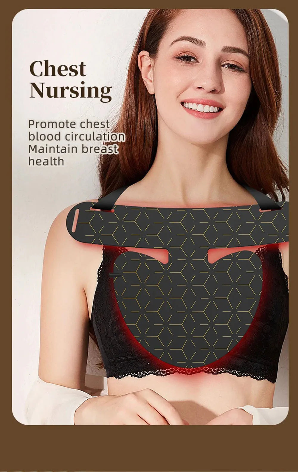 2026 Neck LED Lift Mask Photon Anti-Wrinkle Skin Tightening Neck Beauty Device Skin Brighten Rejuvenation Neck Wrinkle Remover