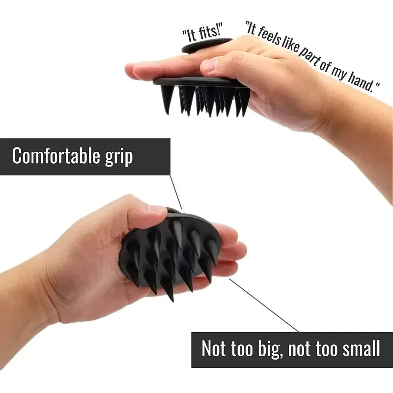 1pcs Hair Brush Scalp Massager for Hair Growth Mold-Free Silicone Scalp Massager Shampoo Brush Scalp Scrubber Exfoliator Tools