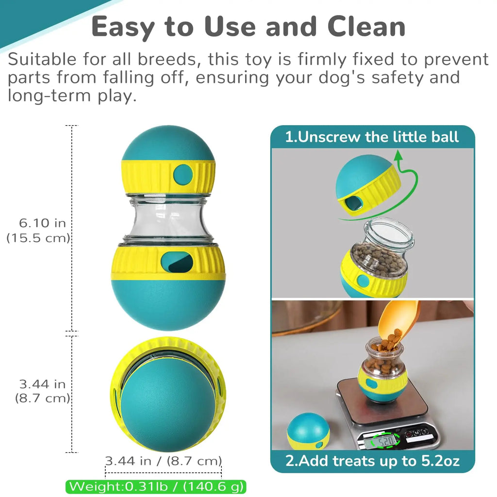 Dog Toy Improve IQ Interactive Puppy Toys For Small Medium Dogs Cat Slow Feeder Ball Labrador Golden Retriever Pet Supplies