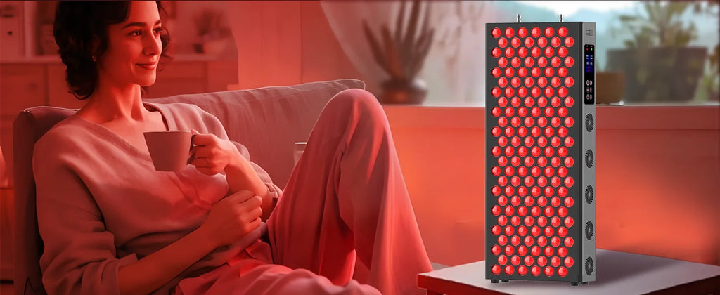 LED Red Light Therapy Panel With Dual Chip 660nm&850nm Full body red light therapy device For Home Use