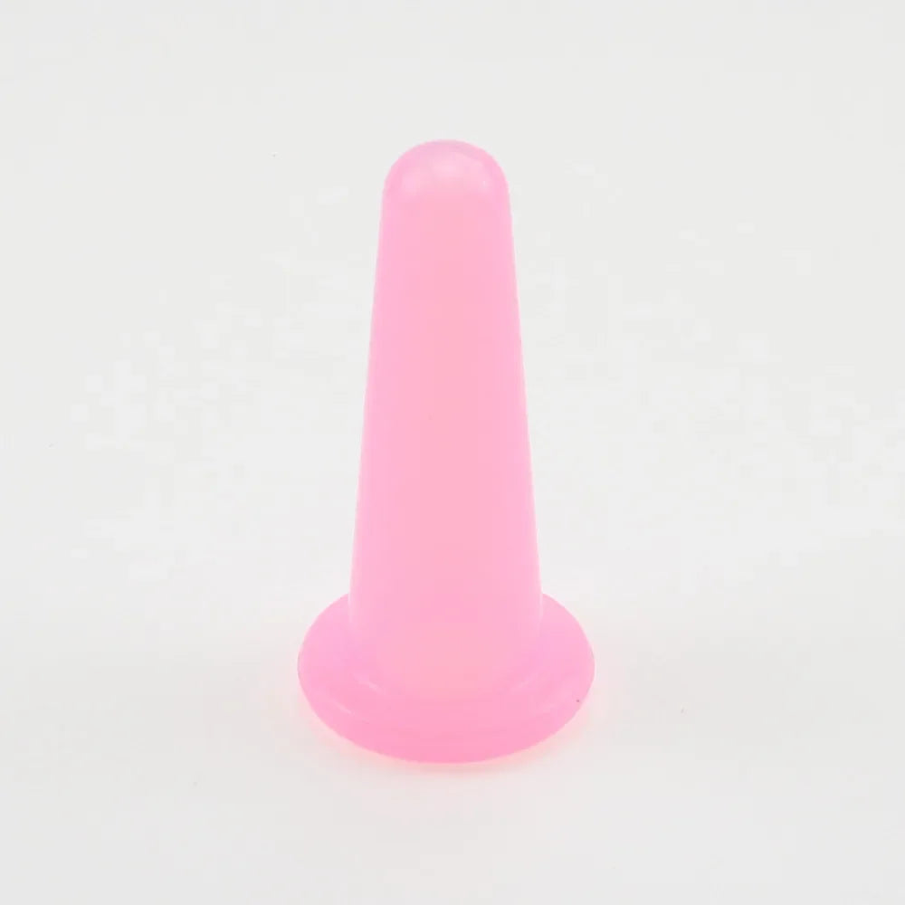Silicone Vacuum Cupping Massage Jars Anti Cellulite Massage Facial Suction Cups Face Neck Lift Skin Scraping Guasha Anti Wrinkle