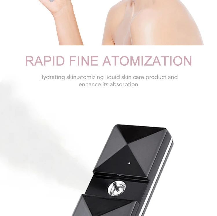 SuoYan Nano Hydrating Mist Device Light Purple High-Frequency Facial Atomizer For Skin Care Steamer Beauty Instrument Cold Spray