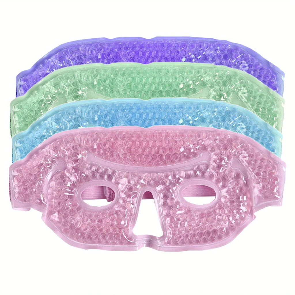 Visible Reusable Cooling Eye Mask with Gel Beads Cold Eye Compress for Puffy Eyes Stress Relief Dry Eyes SPA Skin Care Tools