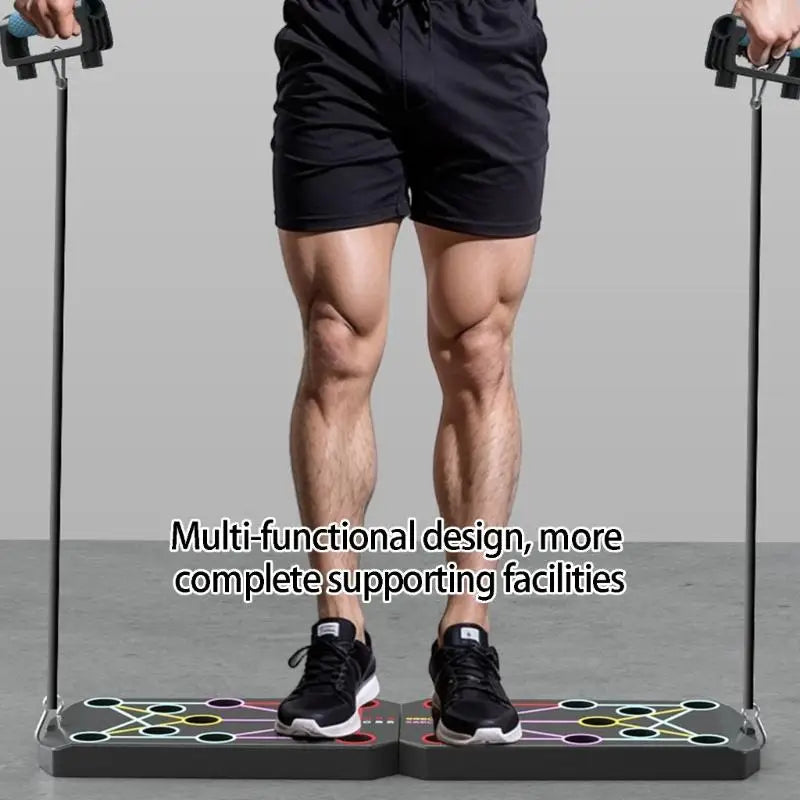 Foldable Push Up Boards Portable Strength Training Rack Professional Push Up Strength Training Equipment Enduring 24BD