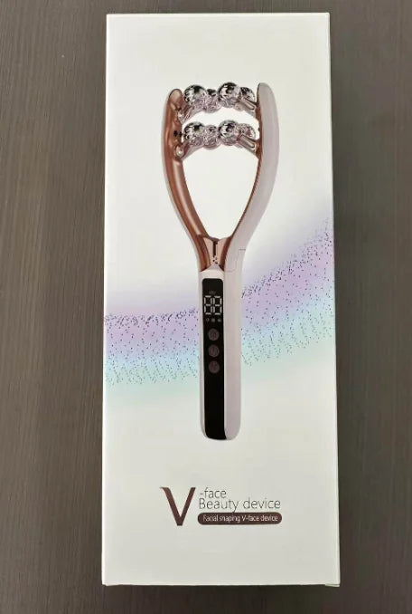 Intelligent Portable Face Slimming Instrument V-shaped Electric Lifting Roller Beauty Instrument Facial Neck Vibration Massager