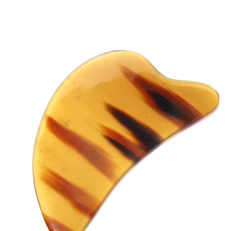Natural Ox Horn Gua Sha Board Gouache Scraper Face Massager Facial Lift Scraping