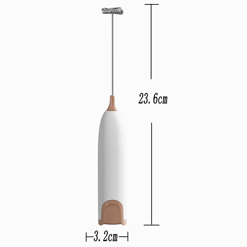 Electric Milk Frother Kitchen Drink Foamer Mixer Stirrer Coffee Cappuccino Creamer Whisk Frothy Blend Whisker Egg Beater