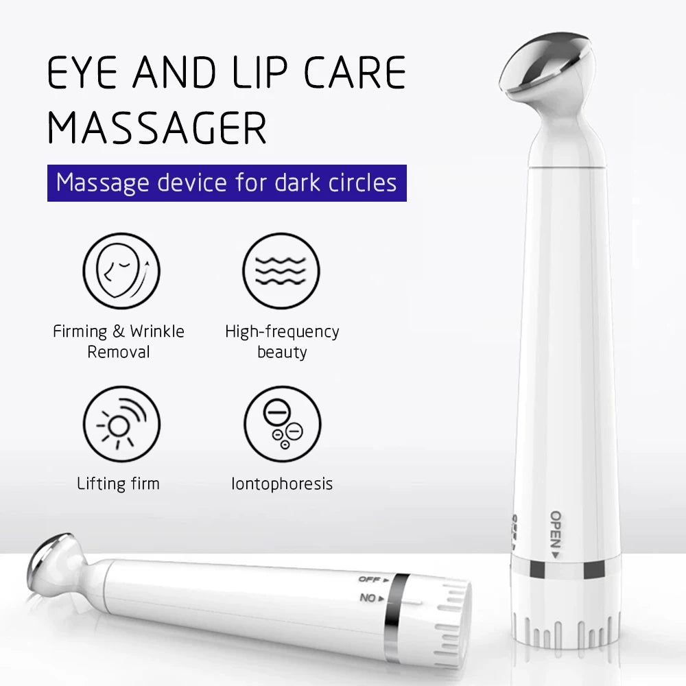 Mini Electric Vibration Eye Massager Anti-Ageing Wrinkle Dark Circle Pen Removal Rejuvenation Eye Massager skin care tools