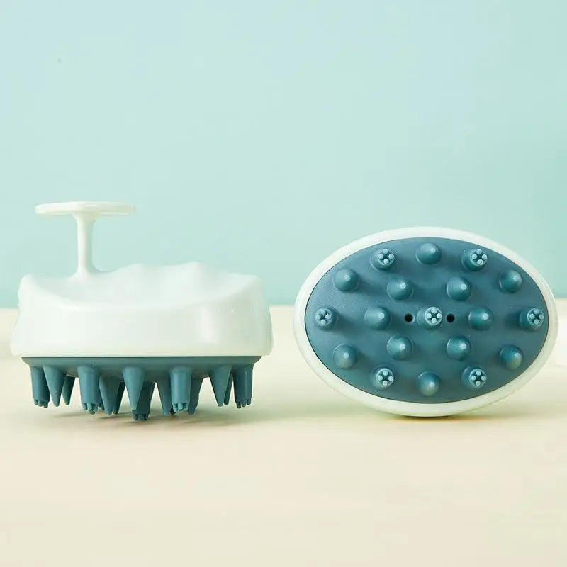 Shampoo Brush Head Scalp Massage Comb With Handle Hair Washing Comb Body Massage Brush Bath Shower Brush Salon Hairdressing Tool