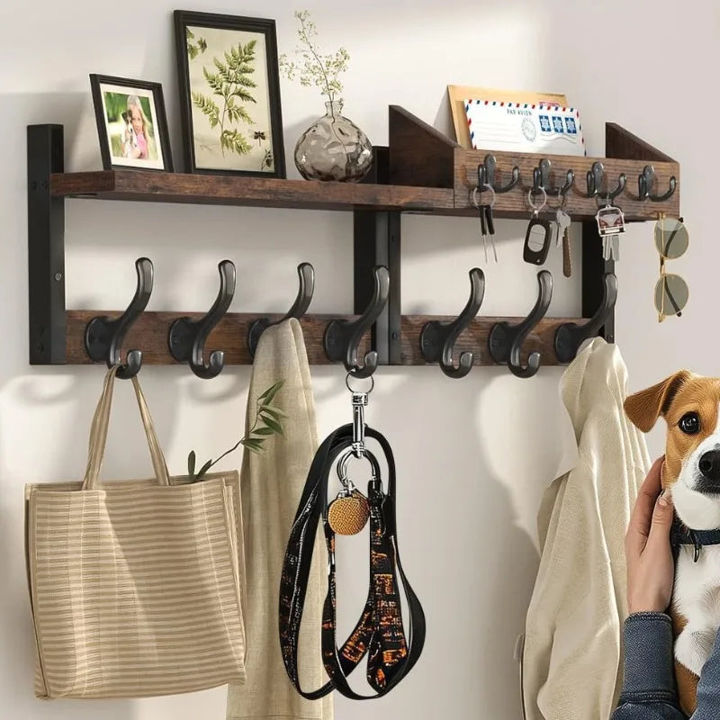 Floating Wall Shelf Wood Organizer Shelves Multifunctional Floating Storage Rack Aesthetic Display Racks Organizers Furniture