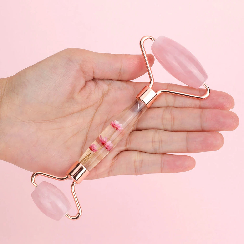 1pc Jade Roller Facial Tool Natural Jade Face Roller Massager Tool Body Mini Portable Skin Care Body Massage Relaxing Tool