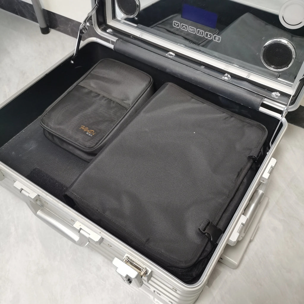 Foldable Makeup Bag Cosmetic Organizer Professional Makeup Artist Touch Up Bag