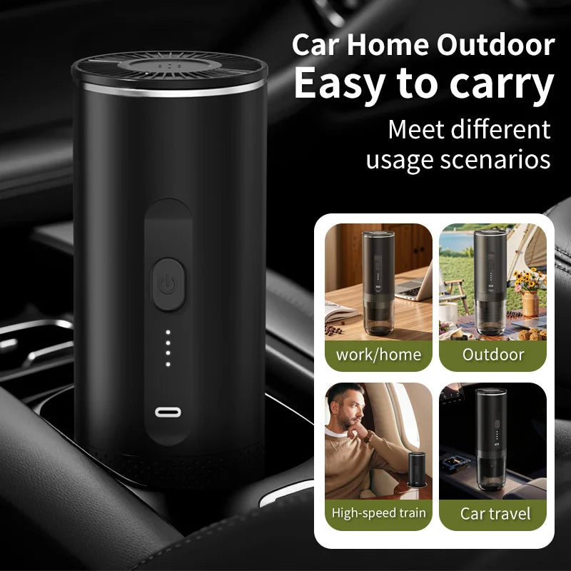 Portable Espresso Machine 20 Bar Heating Coffee Maker Wireless Rechargeable Concentrated Extraction Coffee Machine Travel Office