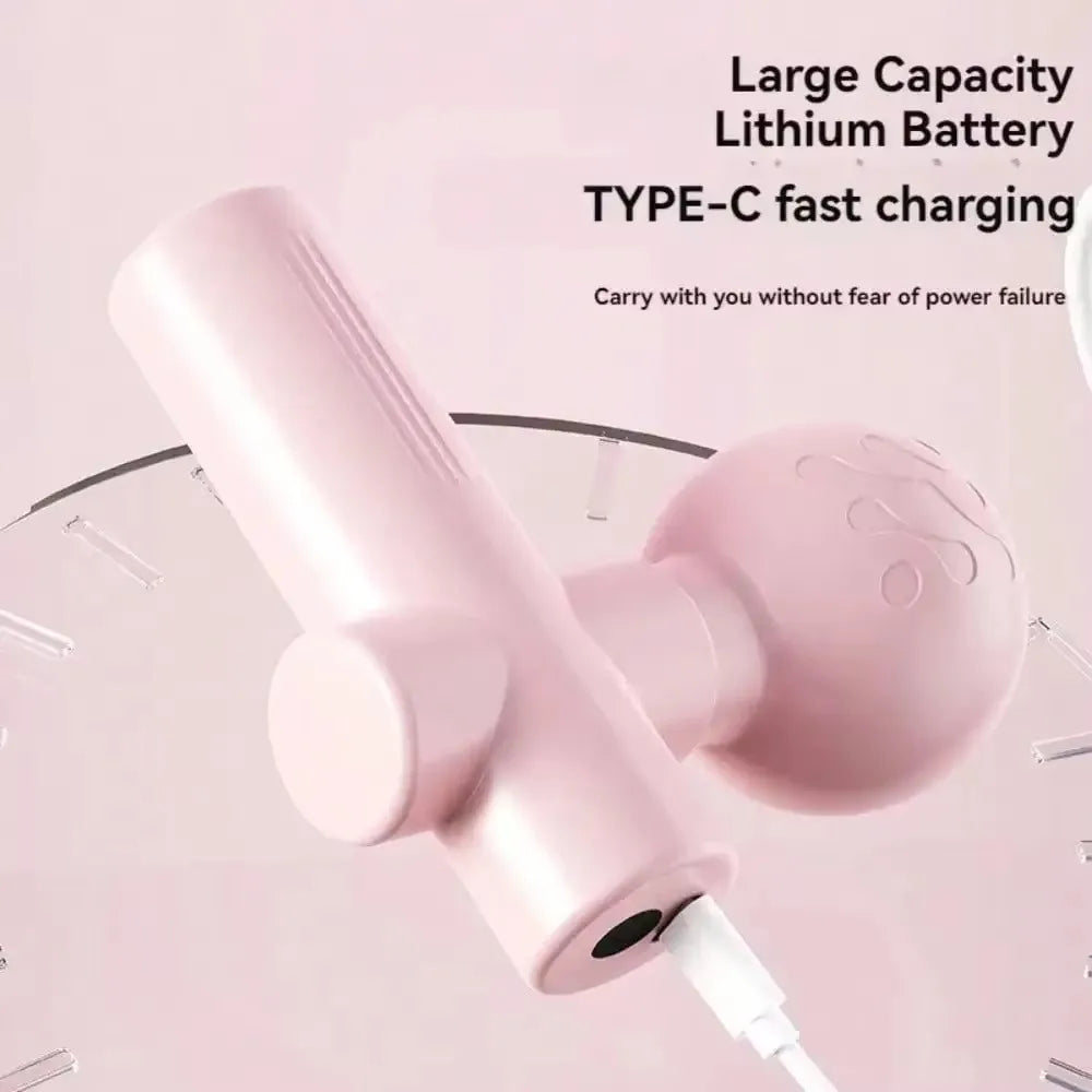 2026 Massage Gun, Deep Tissue Muscle Handheld Percussion Massager For Body, Back And Neck, Ultra Compact Elegant Design Recharge