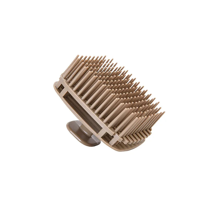 1pcs Silicone Shampoo Brush Head Scalp Massage Comb Hair Washing Comb Body Massage Shower Brush Salon Hairdressing Tool