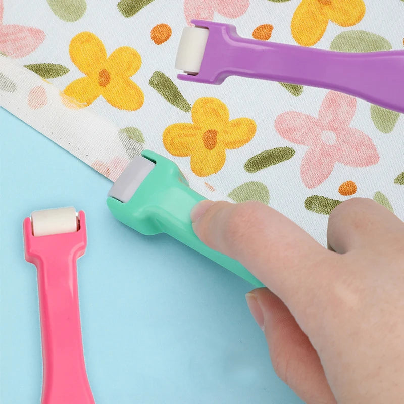 Quilting Seam Roller Household Plastic Seam Roller Quickly Press Wheel Wrinkle Remover Wheel Roll Sewing Accessories