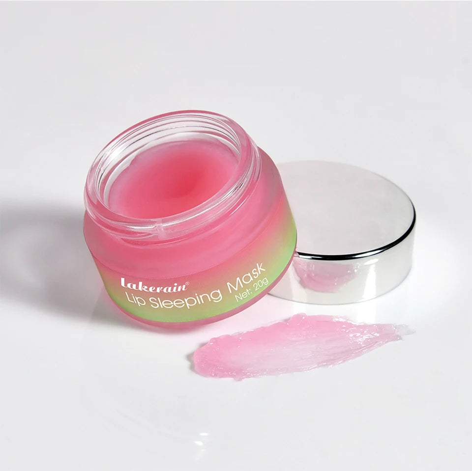 Lakerain Moisture & Collagen Booster Lip Sleeping Mask - Treatment to Restore, Hydrate & Plump Dry Chapped Lips