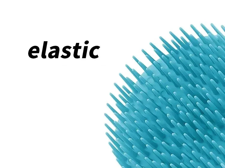 Head Massage Brush Soft Glue Shampoo Brush Bathroom Products Plastic Sanitary Comb Washing Hair Scalp Shower Silicone Hair Brush