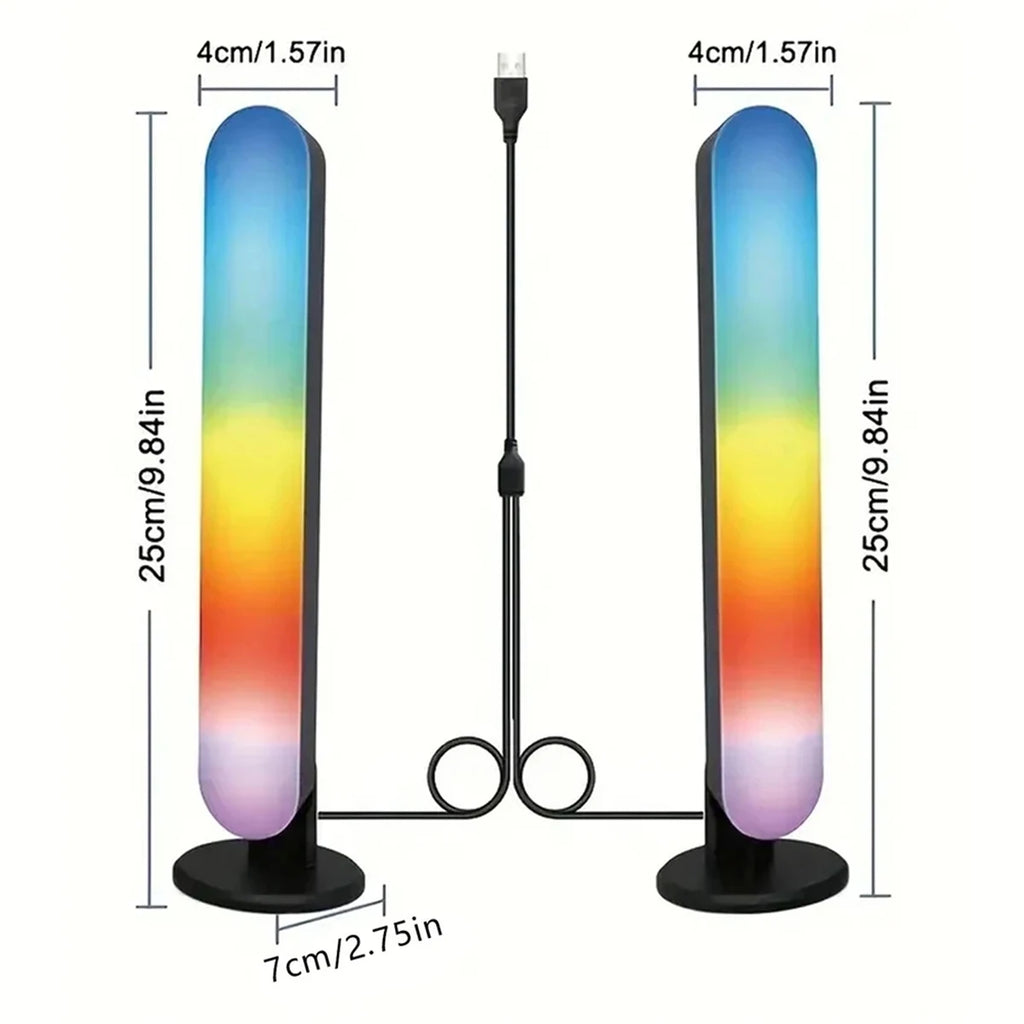 Smart Led Strip Lights With Remote Control Music Rgb Desk Lamp With Remote Light Night Home Decor Living Room For Gaming TV